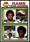 #282 Rams Team Leaders & Checklist Cullen Bryant / Willie Miller / Rod Perry / Pat Thomas / Larry Brooks 