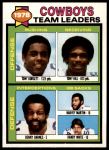 #469 Cowboys Team Leaders & Checklist Tony Dorsett / Tony Hill / Benny Barnes / Harvey Martin / Randy White 