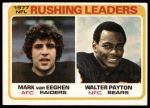 #333 Rushing Leaders Walter Payton / Mark van Eeghen 
