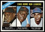 #217 NL HR Leaders Willie Mays / Willie McCovey / Billy Williams 