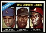 #225 NL Strikeout Leaders Bob Gibson / Sandy Koufax / Bob Veale 