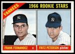 #584 Yankees Rookies Fritz Peterson / Frank Fernandez 