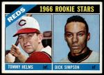 #311 Reds Rookies Tommy Helms / Dick Simpson 
