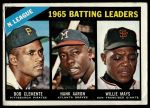 #215 NL Batting Leaders Roberto Clemente / Willie Mays / Hank Aaron 
