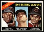 #216 AL Batting Leaders Tony Oliva / Carl Yastrzemski / Vic Davalillo / 