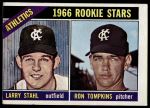 #107 A's Rookies Larry Stahl / Ron Tompkins 