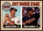 #29 Indians Rookies Adam Plutko / Perci Garner 